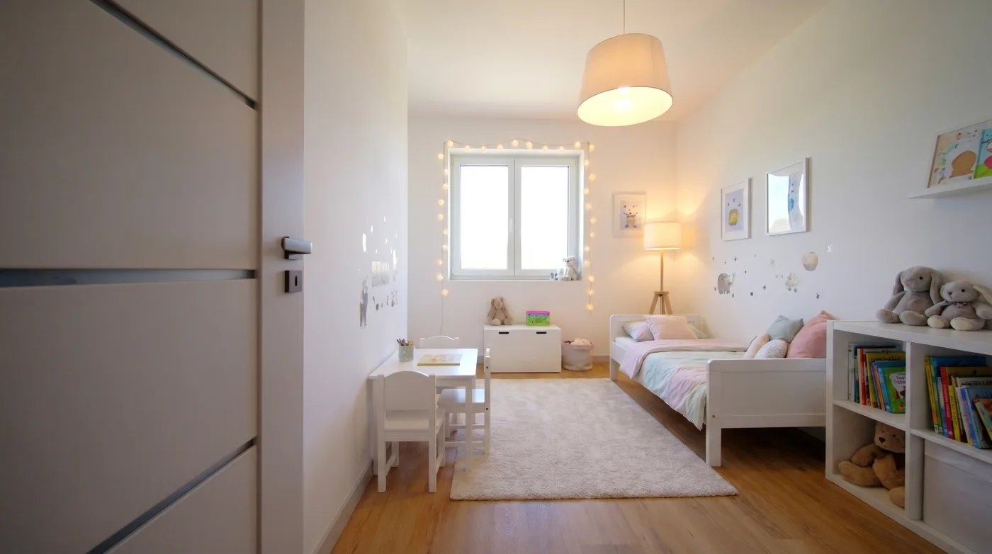 Vizualizace zařízeného dětského pokoje – další pohled